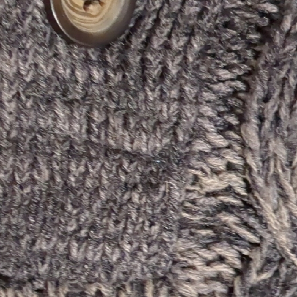 Weatherproof Vintage Men's Charcoal Cable Knit Sweater - Picture 5 of 7